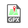 Soubor GPX se souřadnicemi trasy pro navigační zařízení
